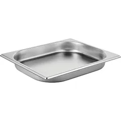 Gastronorm container (1/2)  stainless steel  2.3 l , H=40, L=325, B=265mm  metal.