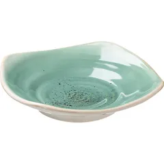 Тарелка «Эрбосо Реативо» квадратная фарфор ,L=23,B=23см бирюз.,бежев.