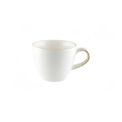 Чашка кофейная «Виенто» для арт. 73970 фарфор 80мл D=65,H=53мм белый,коричнев.