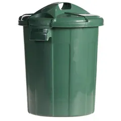 Tank with lid  polyprop.  35 l  D=42, H=48 cm  green.