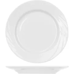 Plate “Dove” small  porcelain  D=17.5cm  white