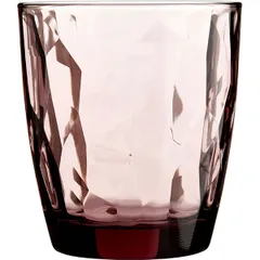 Old fashion "Diamond" glass 385ml D=91,H=103mm violet.