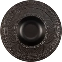 Pasta plate “Skalistos” ceramics 300ml D=27,H=4cm black