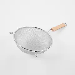 Сито с ручкой сталь нерж.,дерево D=210,L=375,B=85мм