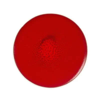 Тарелка мелкая  d=26см  красный