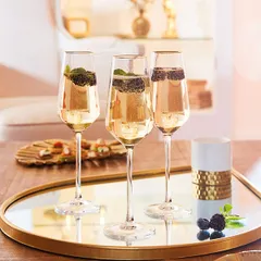 Бокал-флюте «Ультим Борд Ор» хр.стекло 210мл ,H=23,2см прозр., изображение 2