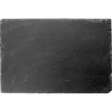 Блюдо для подачи сланец натур. ,H=5,L=300,B=200мм черный