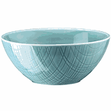 Салатник фарфор 0,55л D=14см голуб.