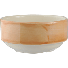 Чашка бульонная «Паприка» фарфор 285мл D=12,H=6см оранжев.,бежев.