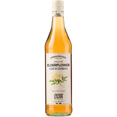 Сироп «Бузина» ODK пластик 1л D=8,H=32см, Состояние товара: Новый, Вкус: Бузина, Материал: Пластик, Объем по данным поставщика (мл): 1000, изображение 2