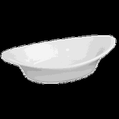 Compliment dish “Alexandria”  porcelain  20ml ,H=25,L=95,B=50mm white