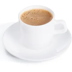 Блюдце «Ресторан» стекло D=150/53,H=18мм белый, изображение 2