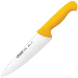 Нож поварской «2900» сталь нерж.,полипроп. ,L=333/200,B=50мм желт.,металлич.