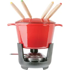 Мармит для фондю 10 предметов набор чугун 1,5л D=16см
