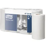 Полотенца бумажные Tork  для кухни в рулоне, 2сл, 21х23см, дл.20,43м, 90лист/рул 4рул/спайке 5сп/кор
