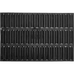 Форма кондитерская «Савоярди»[45шт] силикон,стеклопласт. ,H=2,L=69,B=44см черный