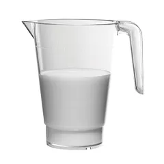 Стакан мерный с ручкой поликарбонат 1л D=13,H=18см прозр.