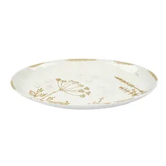 Блюдо для подачи «Фенхель» фарфор ,H=36,L=355,B=236мм белый, изображение 2