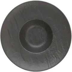 Тарелка для пасты «Вулкания» фарфор D=24см черный