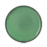 Тарелка «Карактэр» с высоким бортом керамика D=150,H=15мм изумруд.