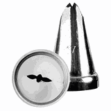 Насадка кондитерская «Маленький листок» сталь нерж. D=22,H=30мм металлич.