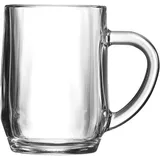 Beer mug “Haworth” glass 0.57l D=90/72,H=131,B=135mm clear.