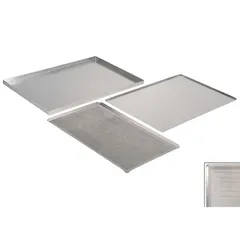 Противень перфорир. алюмин. ,H=1,L=60,B=40см металлич., изображение 2