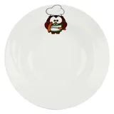 Тарелка глубокая «Совушки» детская фарфор 230мл D=20см