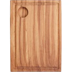 Steak board with impregnation  oak , H=18, L=350, B=250mm  light brown.