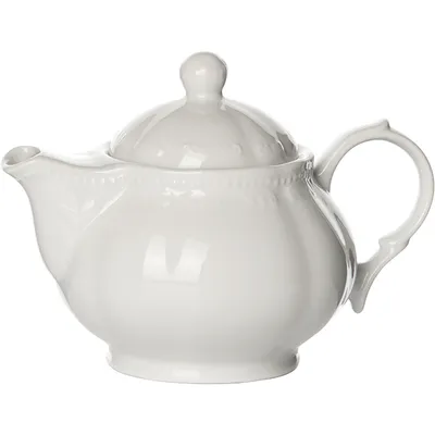 Чайник заварочный «В.Виена» фарфор 350мл D=85,H=120,L=160,B=110мм белый