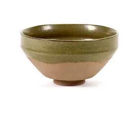 Salad bowl “Mercy” No. 3  ceramics  D=9cm  green.