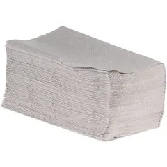 Towels V-angled 1-layer [200pcs] ,L=22.5,B=11.5cm gray