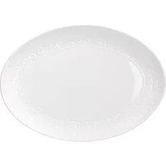 Блюдо «Жасмин» овальное фарфор ,L=30,5,B=21,5см белый