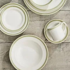 Кружка «Бид Сейдж Вош» фарфор 285мл D=7,H=11,L=11см белый,зелен., изображение 3