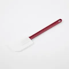 Лопатка жаропрочная силикон,пластик ,L=357/115,B=75мм белый,красный