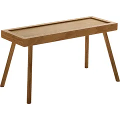 Подставка фуршетная для подачи на ножках дерево,орех ,H=17,L=36,B=13см