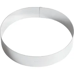 Pastry ring  stainless steel  D=220, H=45mm  metal.