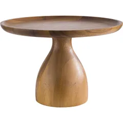 Cake stand “Acacia” wood D=24,H=16cm brown.