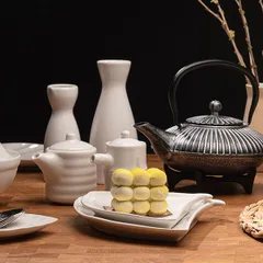 Бутылка для саке «Кунстверк» фарфор 140мл D=5,H=12см белый, изображение 4