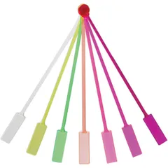 Cocktail stirrers “Oar”[50pcs] polystyrene ,L=19.5cm multi-colored.