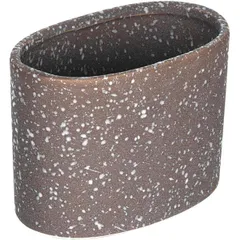 Подставка для салфеток фарфор ,H=82,L=115,B=51мм тем.корич.