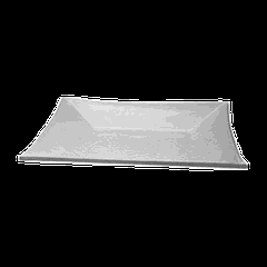 Салатник «Кьюбо» стекло 310мл ,H=21,L=196,B=196мм прозр.,зелен.