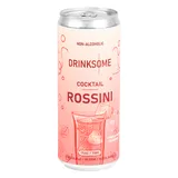 Напиток безалкогольный «Россини» жесть белая 330мл D=55,H=143мм розов.