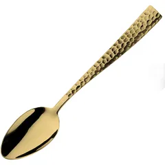 Table spoon “Palace Martelato”  stainless steel  gold