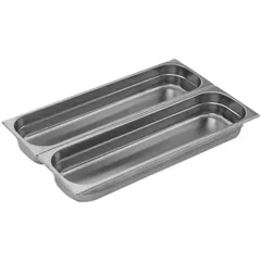 Гастроемкость GN 2/4 с ручками сталь нерж. ,H=65мм