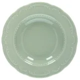 Тарелка глубокая «В.Виена Шарм» фарфор 300мл D=230,H=35мм зелен.