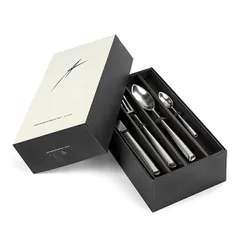 Набор столовых приборов «Зоуи» на 6 персон подарочный[24шт] сталь нерж. матовый, изображение 2