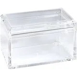 Сахарница для пакетиков акрил ,H=70,L=105,B=75мм прозр.