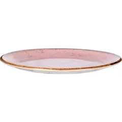 Тарелка «Крафт Распберри» мелкая фарфор D=25,H=3см розов.,коричнев., изображение 2