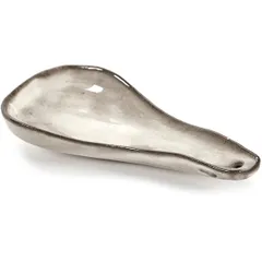 Ложка для комплимента «Мерси» керамика ,L=13см кремов.